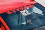 Steeda Windshield Decal - Red